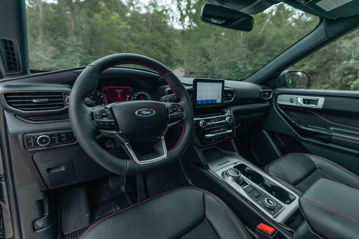 Ford Explorer interior from the Roam fleet